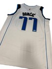 Luka Doncic White Hand Signed  dallas Mavericks  Jersey     Beckett Coa