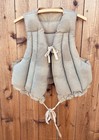Nice Vintage 1940   s Era Canadian Made Canvas   Kapok Life Preserver 