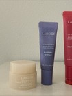 Laneige Mini Lip Bundle Of  4 - Assorted Glowy Balm   Sleepy Mask - Sold As Pic