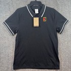 Nike Mens Tennis Challenge Court Performance Polo Shirt Black Size Medium New