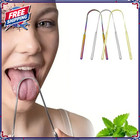 Tongue Scraper Premium Stainless Steel Cleaner Metal U-shape Fresh Breath Tool