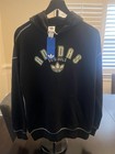 New With Tags Kids  Large Black Adidas Logo Original Basketball Hoodie Jw2668