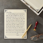 Vintage Lined Letter Paper - 96 Sheets  8 5 X 11 In  Cream - Letter Writing Pape