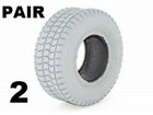 Pair Of Primo  9   3 50  - 4 Gray Hoveround Wheelchair Air Filled Tires 