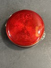 Antique Silver And Enamel Pill Box stamped gold Wash art Deco germany C 1930 red