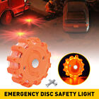 8 Led Road Flares Emergency Disc Safety Light Flashing Roadside Beacon Warning 