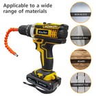 21v Electric Drill Tool Cordless Screwdriver Drill Set W  2 Battery For Makita
