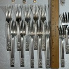 Vtg Oneida Community Coronation Flatware 53 Pc Silver Plated Silverware Set 1936