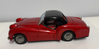 Vintage Triumph Tr3 Bandai Japan  Tin Litho Friction Sports Car  Works  Nice  