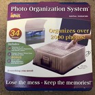 Cropper Hopper Photo Organization System 34 Pieces 2000 Photos Storage New