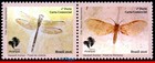 3349 Brazil 2016 Araripe Geopark  Fossils  Dragonfly   Butterfly  Mnh brochure