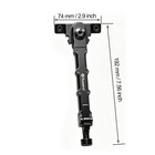 7   M-lok Rifle Bipod Side Rail Direct Attach Bipod M-lok Polymer - Black