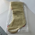 Disney The Pooh Sweater Knit Christmas Stocking Tan Brown Red 16  Nip