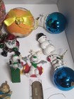 Vintage Junk Drawer Lot Christmas Ornaments  Decorations  rare