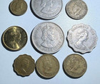Hong Kong 9 Coin Lot 1948-1990  2  1 20c 10c 5c British Colony