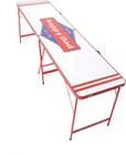 Happy Dad Portable Beer Pong   Table Tennis Game Table Foldable Aluminum Wood   