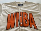 Playa Society Wnba Baseball Jersey Size Medium Desert Sand Relaxed Fit - Nwot