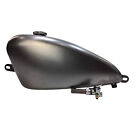 Silvery Petrol Gas Fuel Tank W  Oil Cap For Harley Davidson Dyna 1995-2005 14l