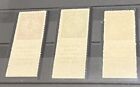 Israel Scott  1a-3b 1948 Doar Ivri Rouletted Tab Set  3 Excellent Set Mnh  