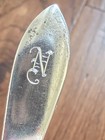 Antique Webster Co Sterling Silver Hinged Tea Infuser Spoon Strainer Monogram N