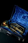 Yamaha Marching French Horn - Used  Rough Finish  Hard Case Included