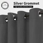 Easy-going Waterproof Windproof Outdoor Curtains For Patio Pergola Gazebo 54x96 