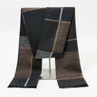Luxury Winter Man Scarf Plaid Shawl Warm Autumn Cashmere Handkerchief Soft Outdo
