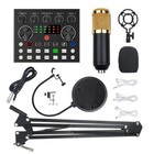 Complete Home Studio Recording Kit - Mixer  Condenser Mic For Music podcast Set