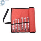 12pcs Metric Flexible Head Ratcheting Wrench Combination Spanner Tool Set 8-19mm
