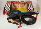 Kusan Grand Prix Racing Set With 3 Race Cars - Vintage Gravity Racing Pre-owned
