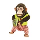 Naughty  Cymbal Chimp Monkey Clapping Plush Toy H28  h18  d21cm Yamani Japan New
