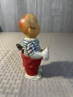Vintage Japanese Tin Wind-up Baby W His Pants Down Toy
