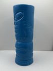 2011 Tiki Mug By Kc Co  Hawaiian 7  12 Oz Blue Turquoise Colored Ceramic Barware