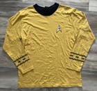 Star Trek The Experience Las Vegas Hilton Command Gold Yellow Uniform Xl