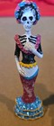 Mexican Day Of The Dead Dia De Los Muertos 3 Figurine Handcrafted 