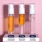 4 Pcs Empty Airless Pump Bottles  Refillable Clear Travel Pump Bottle Lotion    