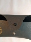 Authentic Ray-ban Sunglasses Leather Case Only Black Genuine Oem Holder W extras