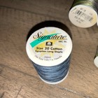 Vintage Spools Sewing Thread Signature A e  Polyester Cotton 23pc Lot Variegated