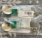 Brand New Towle Silver Georgian Large Sterling Chocolate Spoons  Set Of 2  