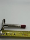 Vintage Gillette De Razor Red Tip Flare Twist To Open code B4