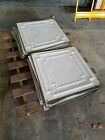 Antique Rustic Ceiling Tiles 24  X 24  Metal Qty 5 Salvaged Industrial  