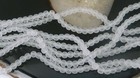 100 Czech Frosted Sea Glass Round Beads - Matte - Crystal 4mm