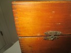 Antique Or Vintage Slant Top  Box  Dovetailed