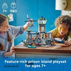 Lego   City 60419 Prison Island 7  Minifigures Helicopter Boat Police Playset
