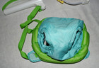 Evenflo Exersaucer Activity Seat And Doorway Jumper  gone Fishing  Green Print