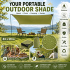 Waterproof Tent Rain Fly Tarp Outdoor Shelter Hammock Cover Camping Gear Kit