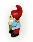 Vintage Christmas Elf Garden Gnome Hand Painted Ceramic Figure Holiday Decor