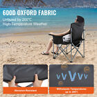 Portable Camping Chair Heavy Duty Outdoor Folding Chairs With Cup Holder