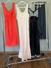 Vintage 1940 s50 s Elevated Collectors Lot Lingerie Gowns Chiffon Satin Lace S m