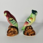 Py Miyao Japan Colorful Birds Salt And Pepper Shakers Set Tropical Vintage